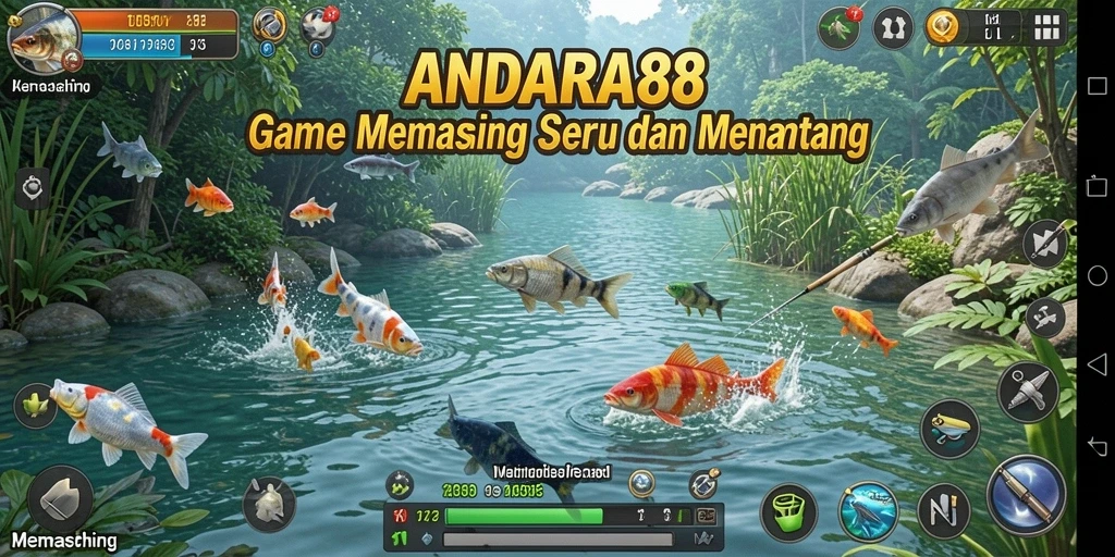 Antarmuka pengguna yang menarik dan intuitif di ANDARA88.