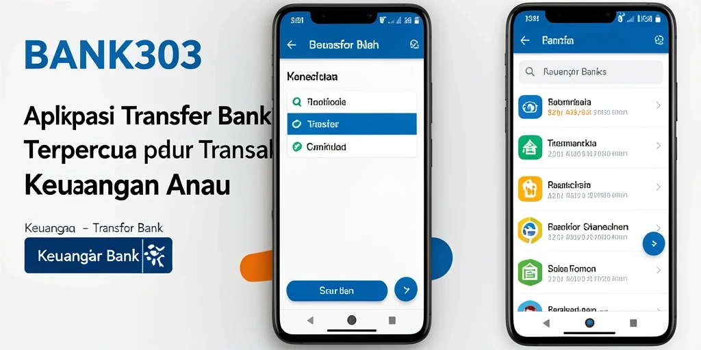 Antarmuka aplikasi BANK303 yang sederhana dan fungsional.