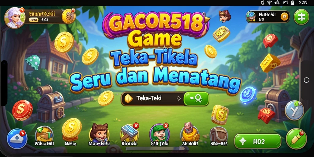Tampilan antarmuka game Teka-Teki GACOR518 yang menarik.