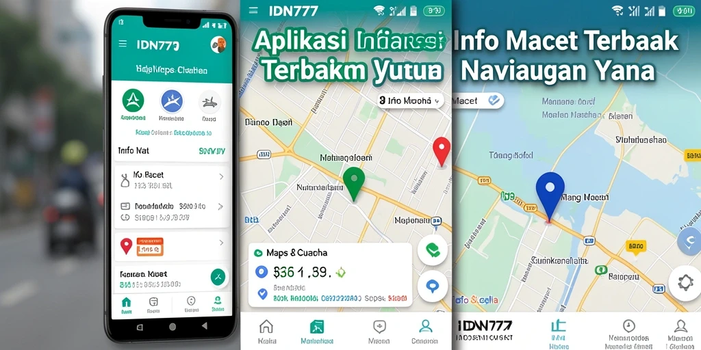 Antarmuka IDN777 menampilkan informasi lalu lintas terkini dengan jelas.