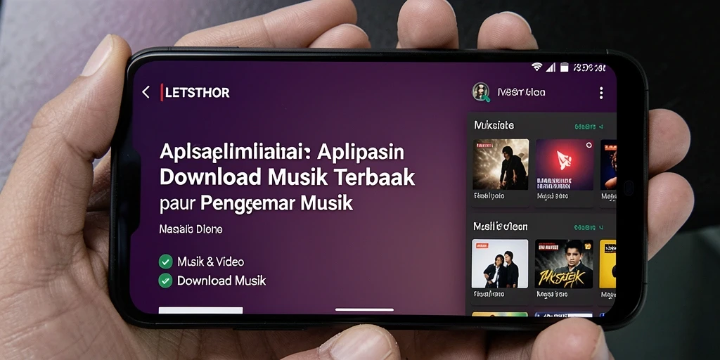 Tampilan antarmuka aplikasi LETSTHOR yang modern dan mudah digunakan.