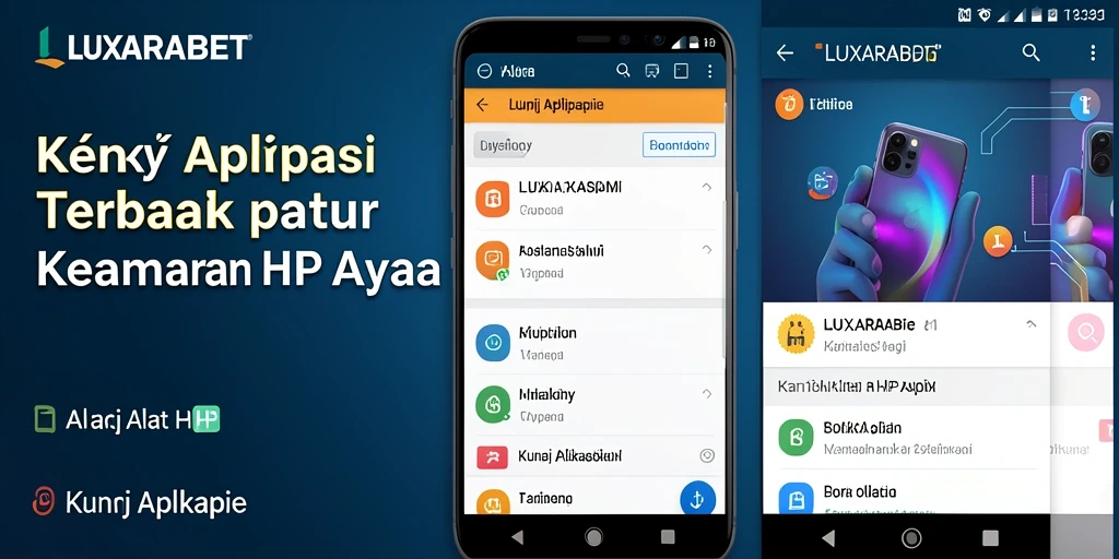 Antarmuka LUXARABET yang sederhana dan fungsional.