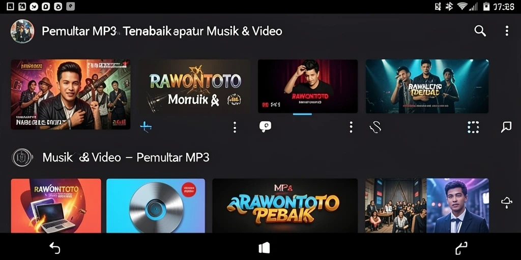 Antarmuka pengguna RAWONTOTO yang menarik dan fungsional.