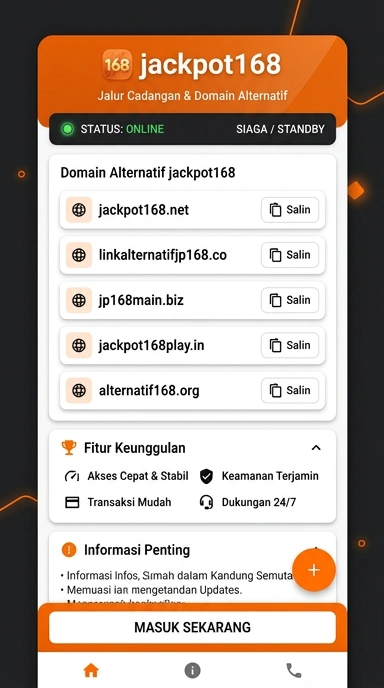 Link Alternatif jackpot168 untuk Akses Mudah di Indonesia