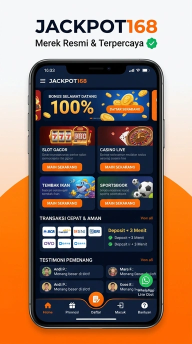 Halaman Resmi Jackpot168 untuk Pengguna Android Indonesia